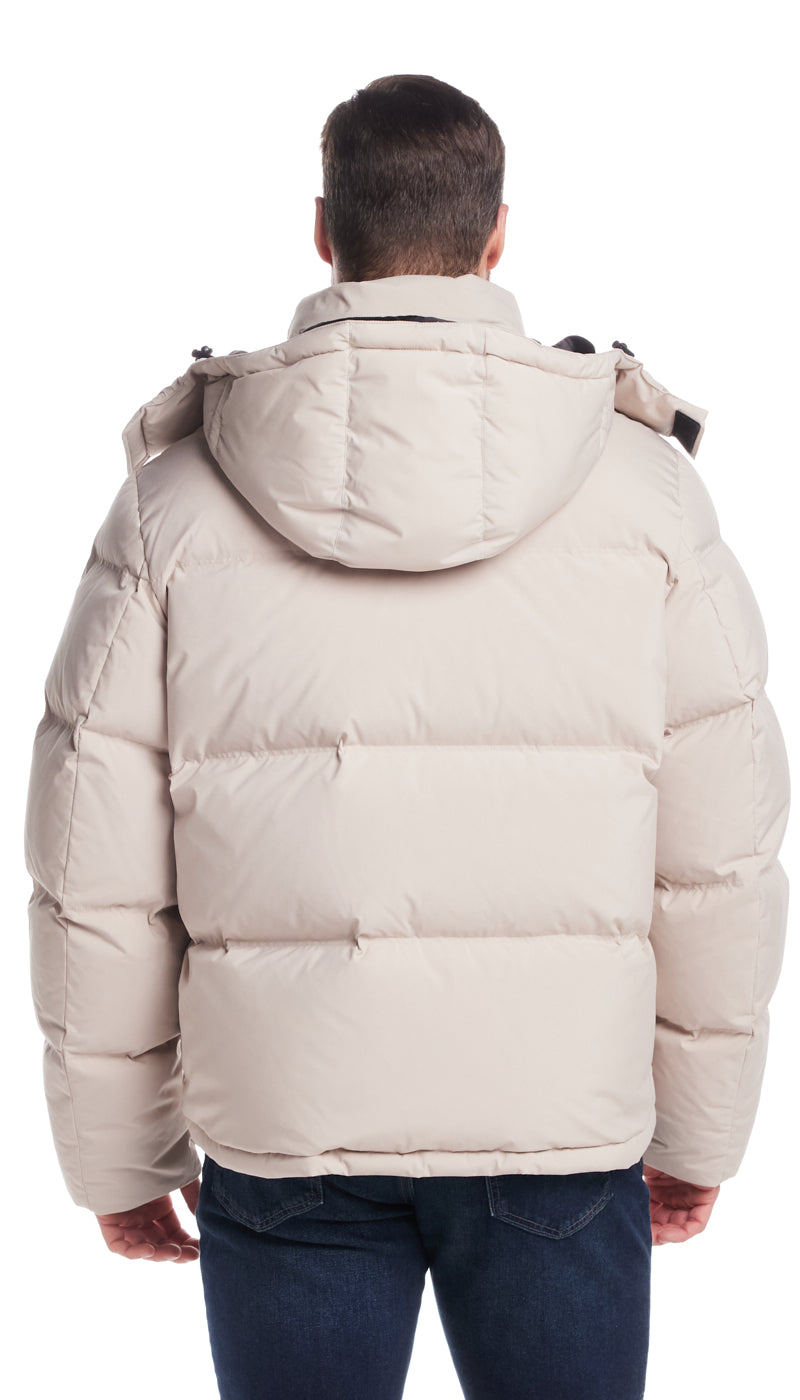 DOWN FILLED FLEX TECH PUFFER JACKET