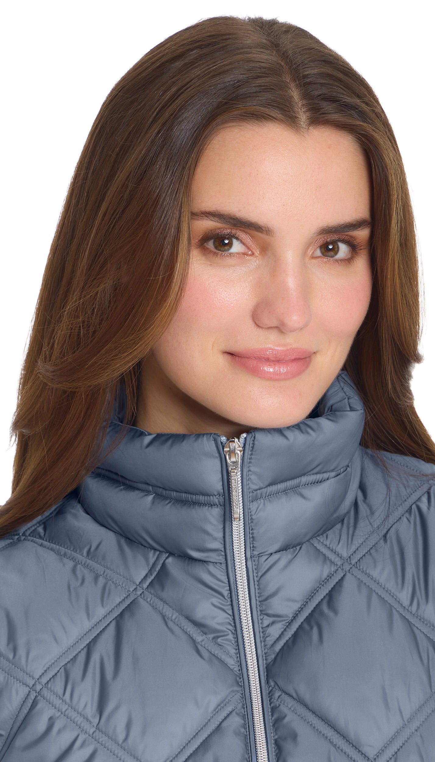 DIAMOND QUILTED LONGLINE CINCHED VEST
