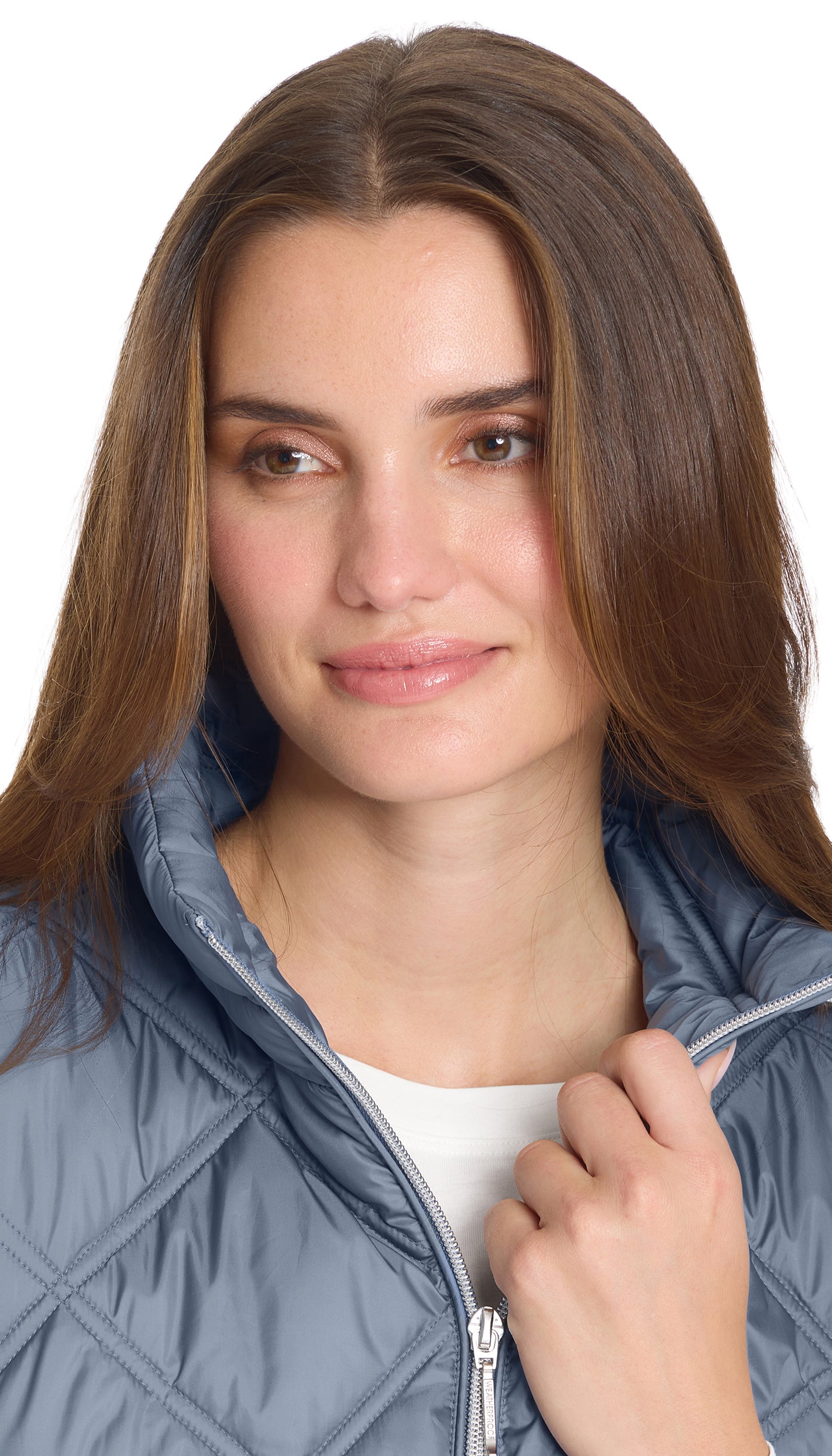 DIAMOND QUILTED LONGLINE CINCHED VEST