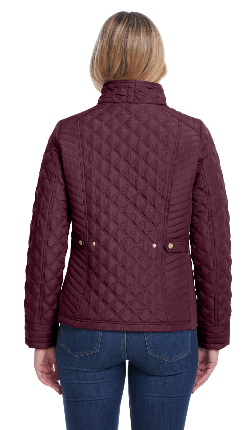 QUILTED JACKET WITH SIDE STRETCH