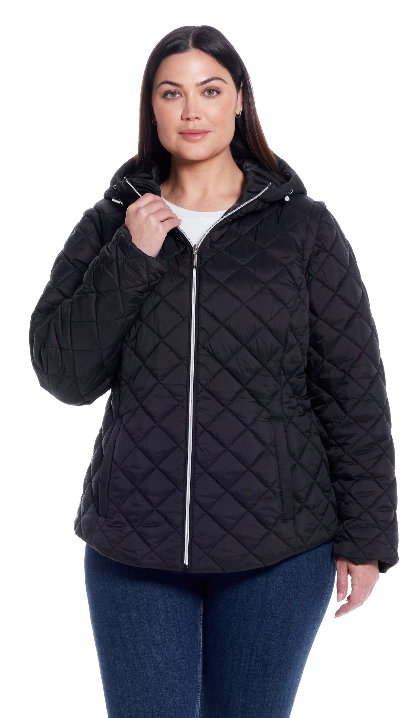 2 in 1 QUILTED JACKET TO VEST