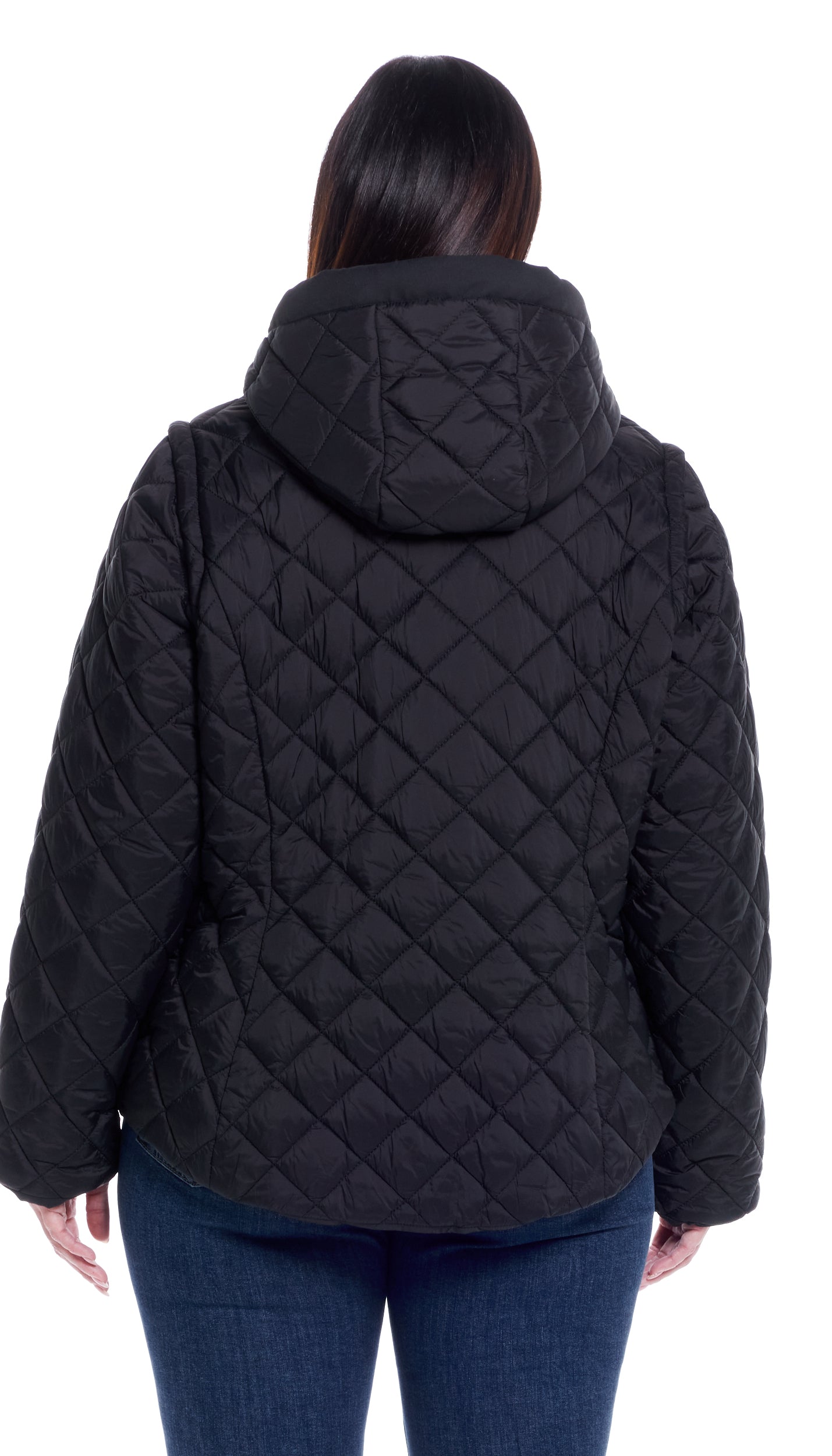 2 in 1 QUILTED JACKET TO VEST