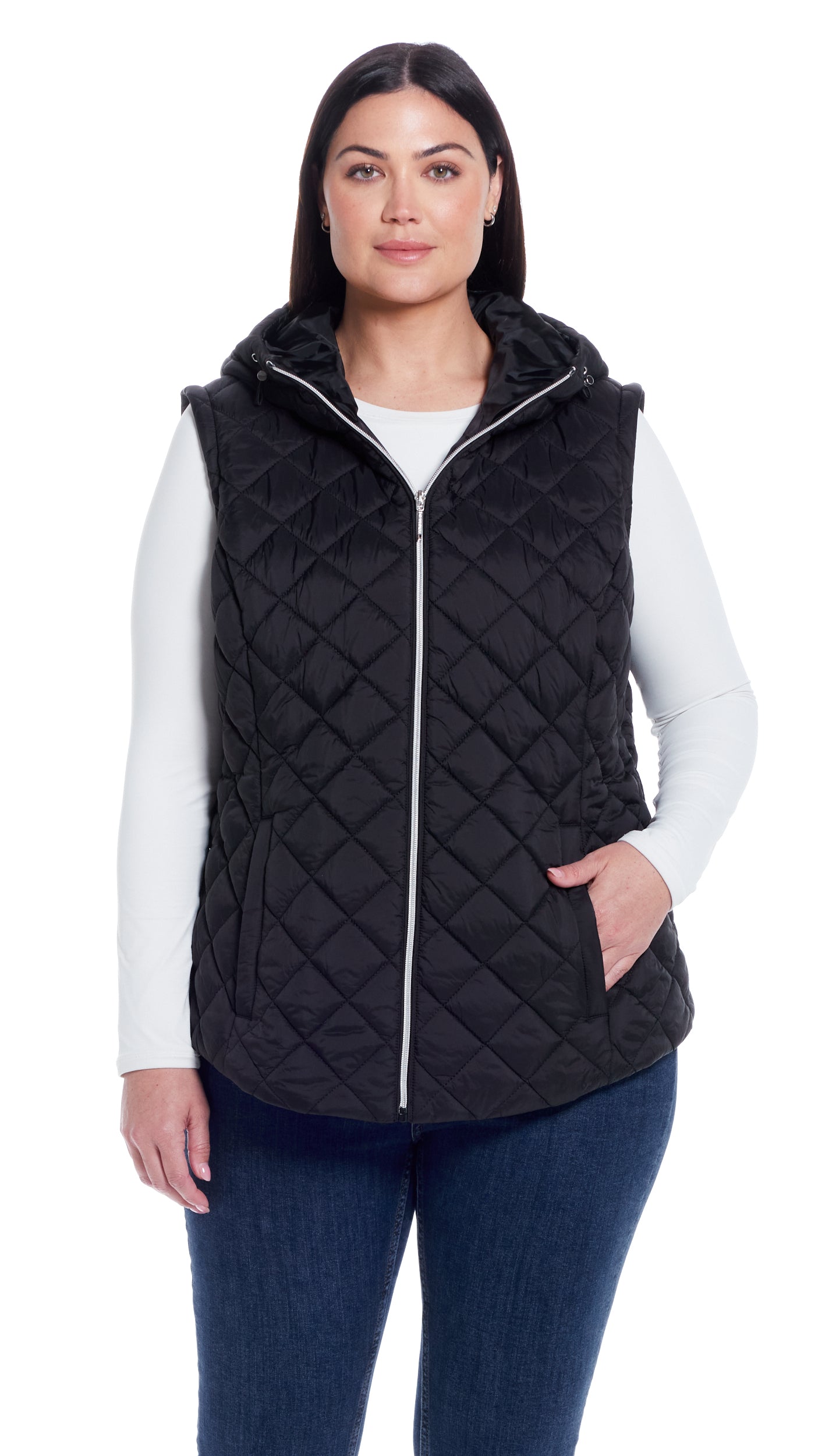 2 in 1 QUILTED JACKET TO VEST