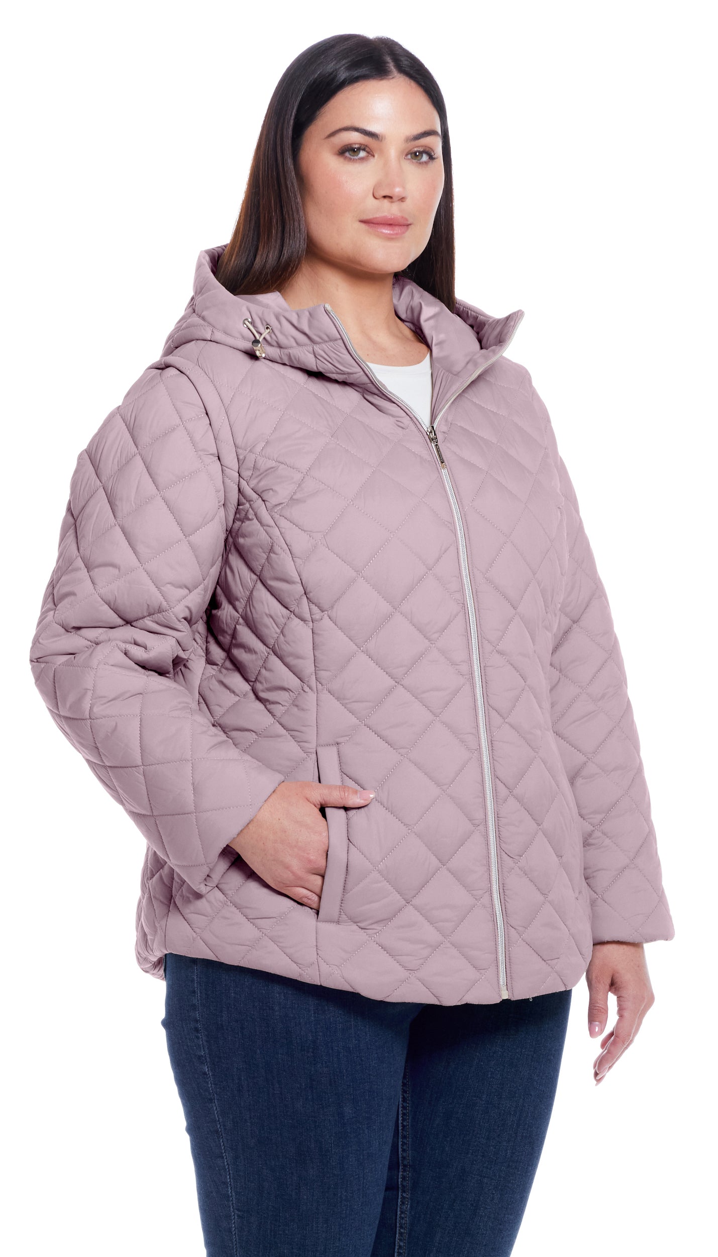 2 in 1 QUILTED JACKET TO VEST