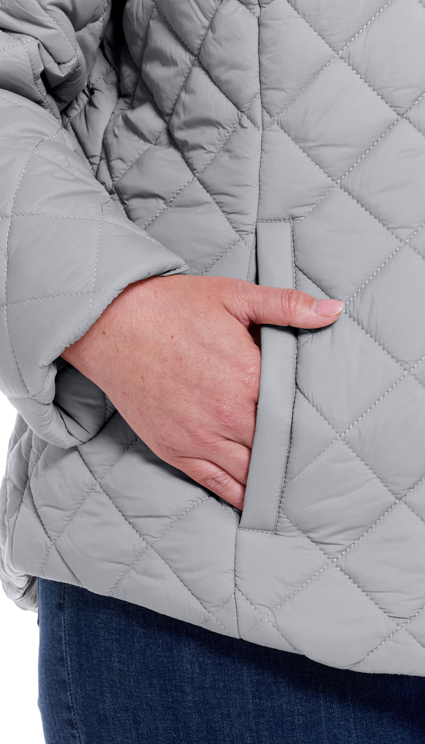 2 in 1 QUILTED JACKET TO VEST