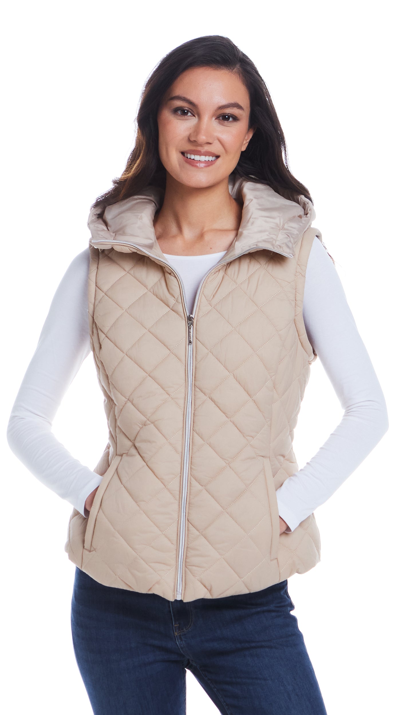 2 in 1 QUILTED JACKET TO VEST