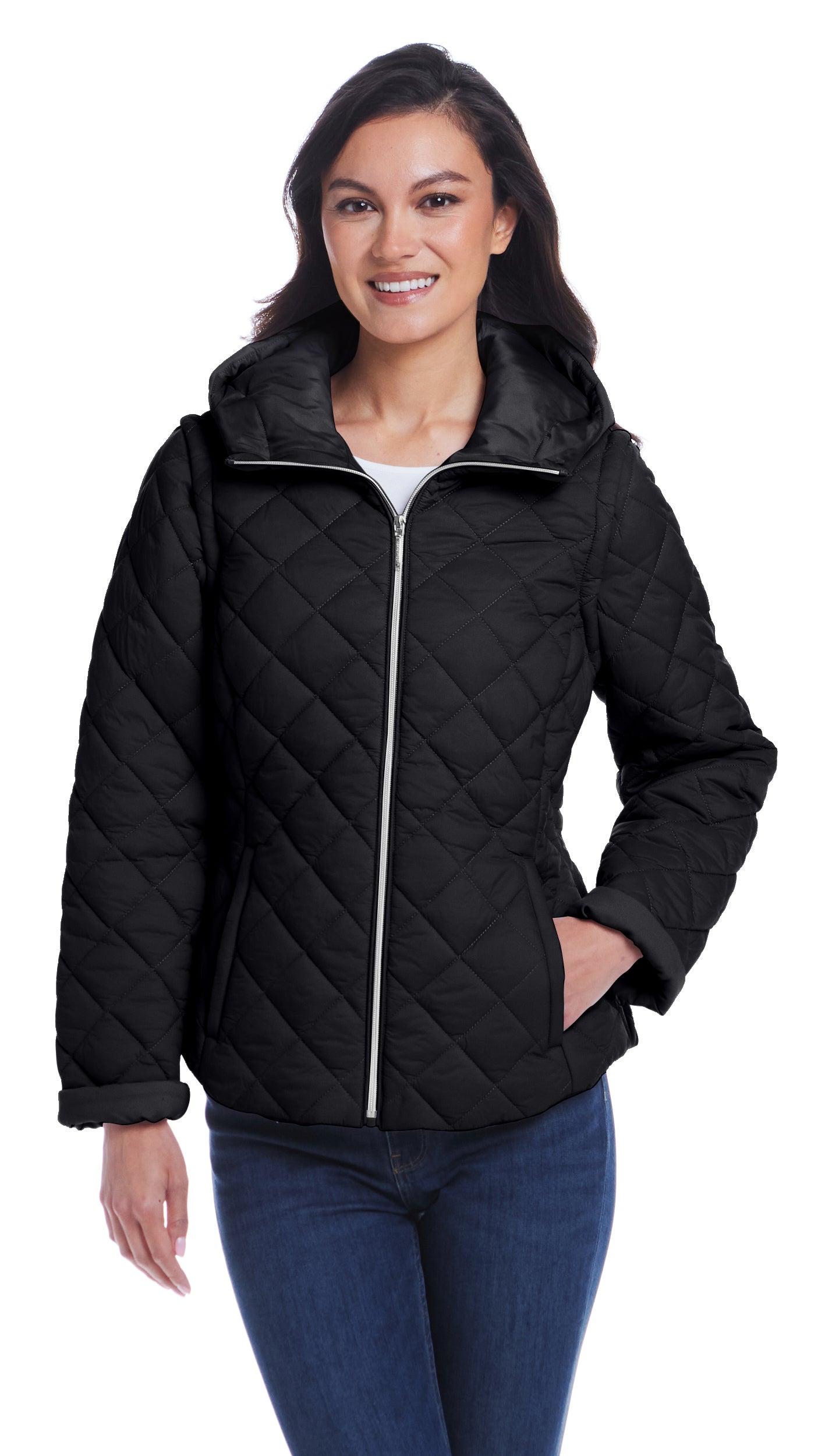 2 in 1 QUILTED JACKET TO VEST