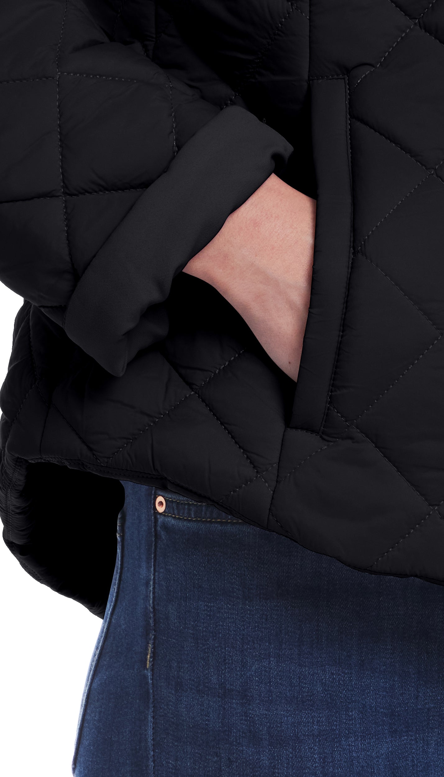 2 in 1 QUILTED JACKET TO VEST