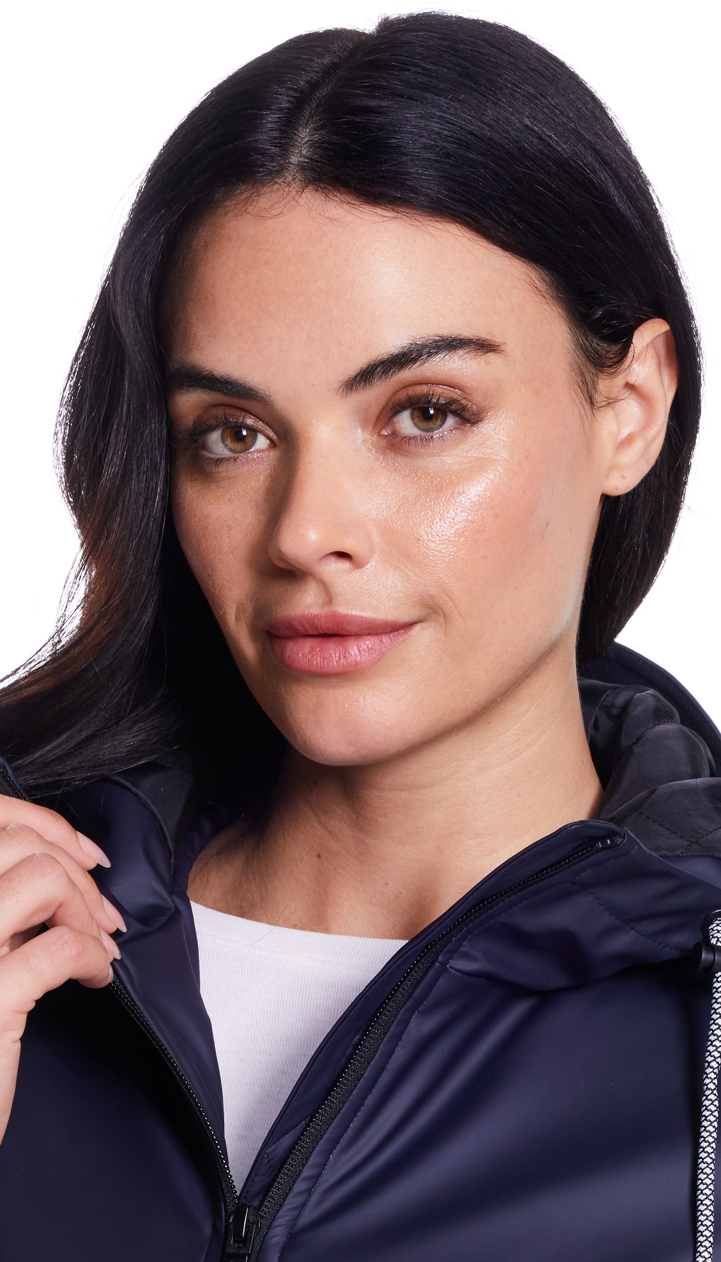 HOODED A-LINE RAIN SLICKER