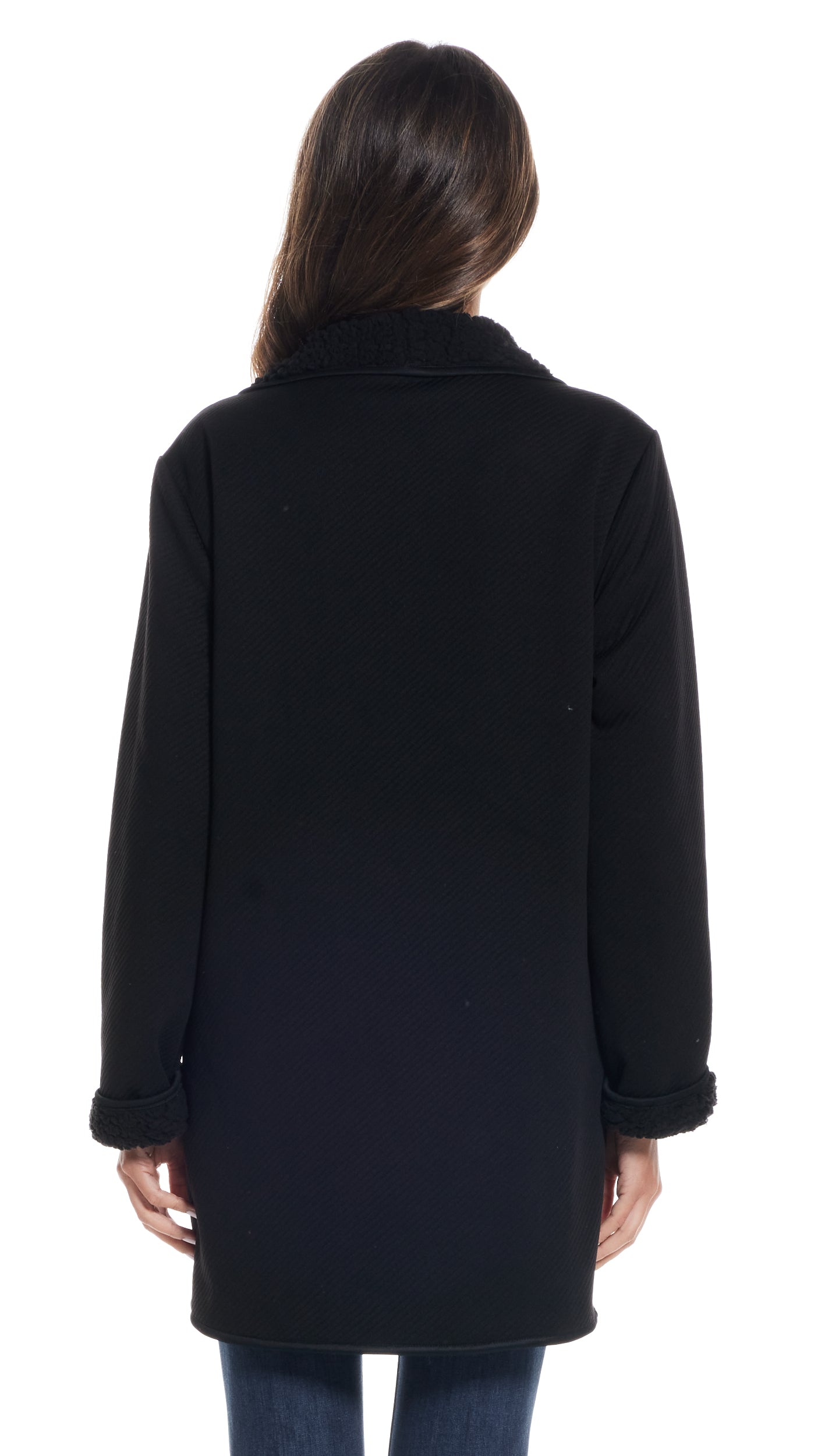 REVERSIBLE COZY COATIGAN