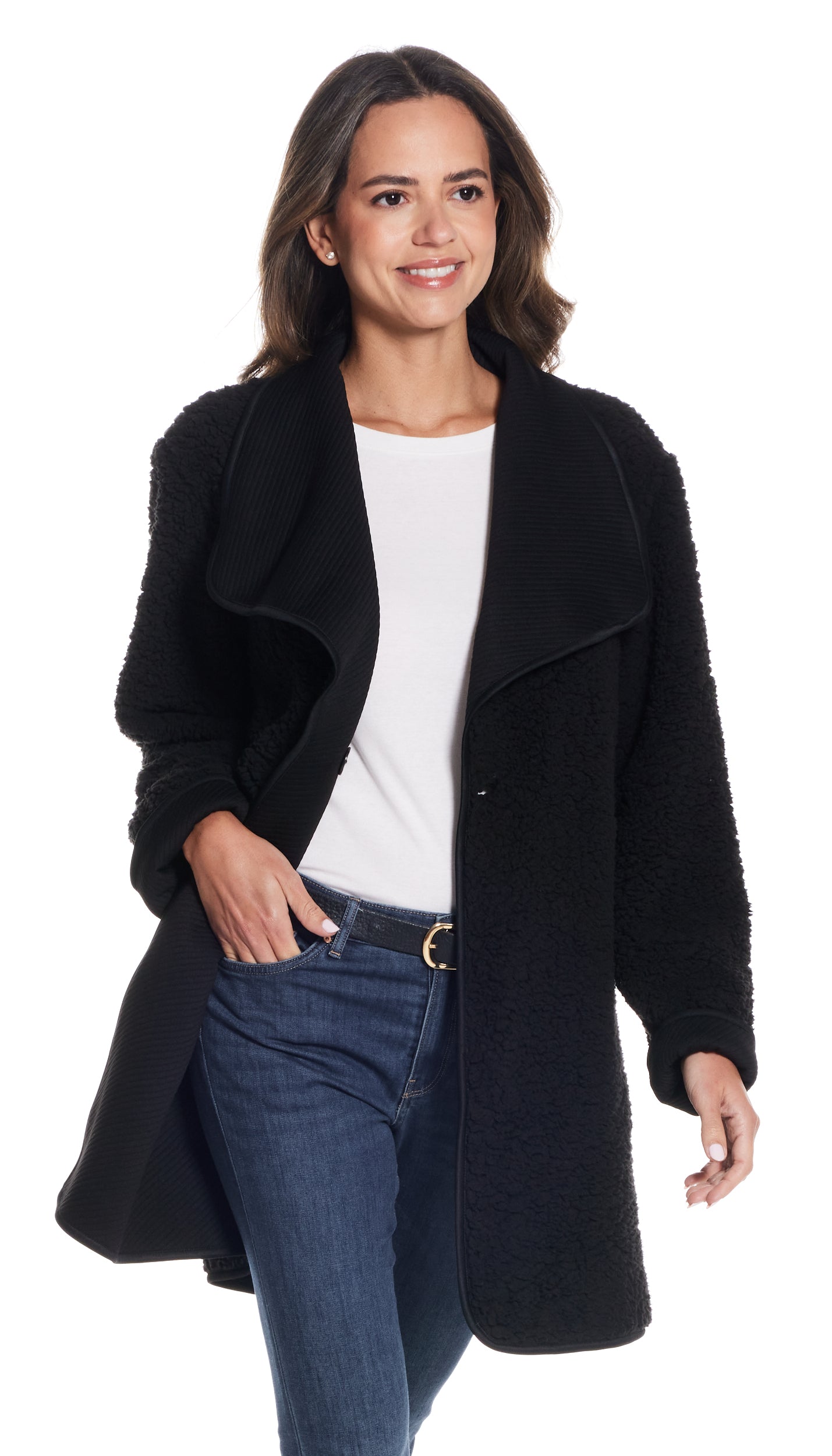 REVERSIBLE COZY COATIGAN