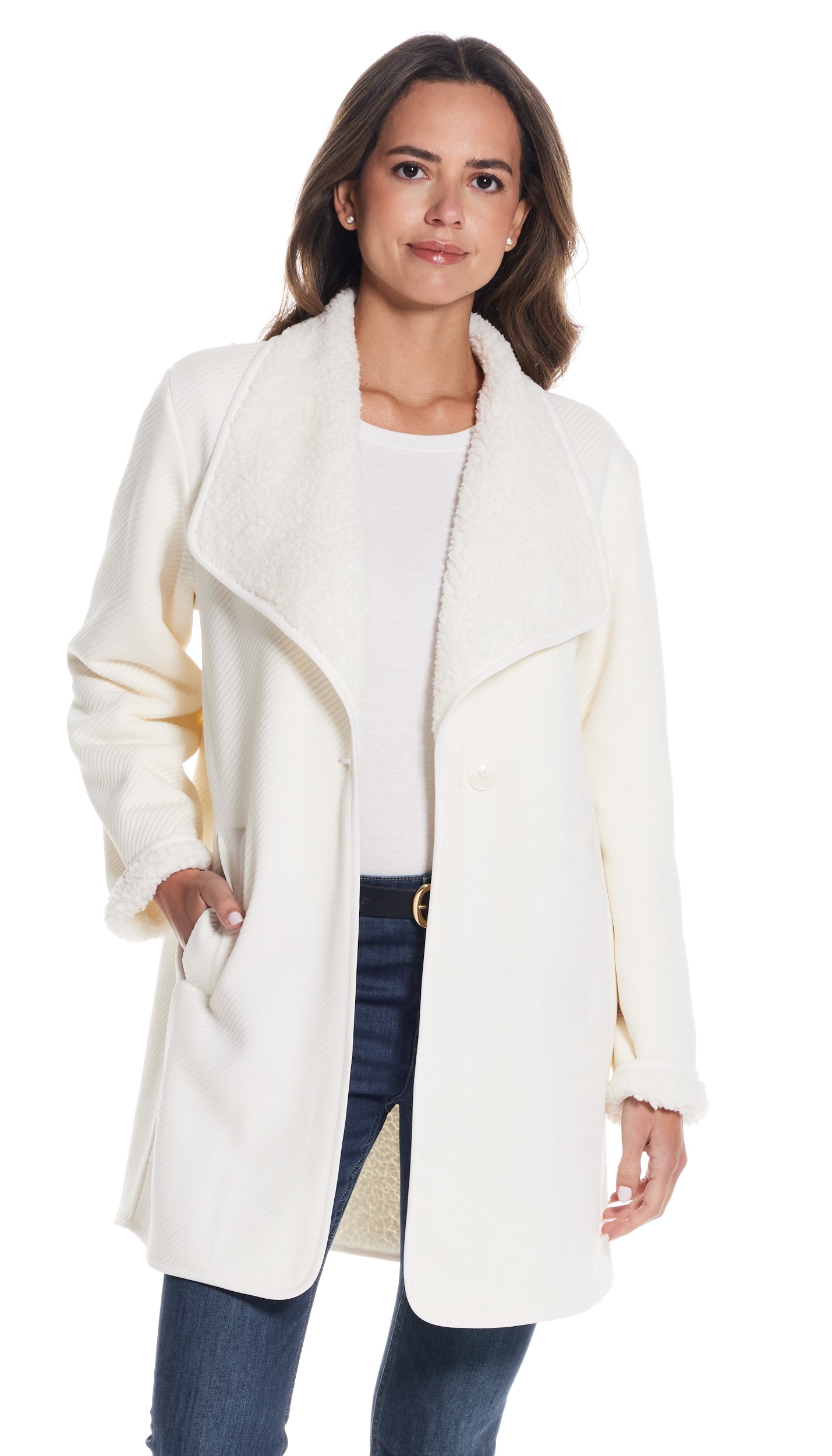 REVERSIBLE COZY COATIGAN