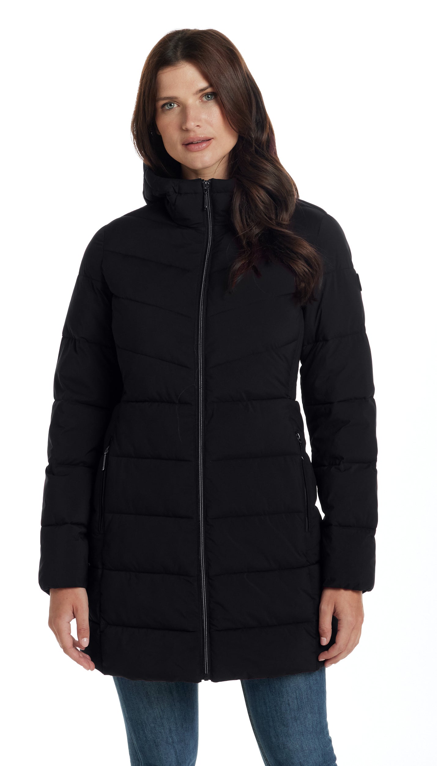 MODERN STRETCH PUFFER COAT