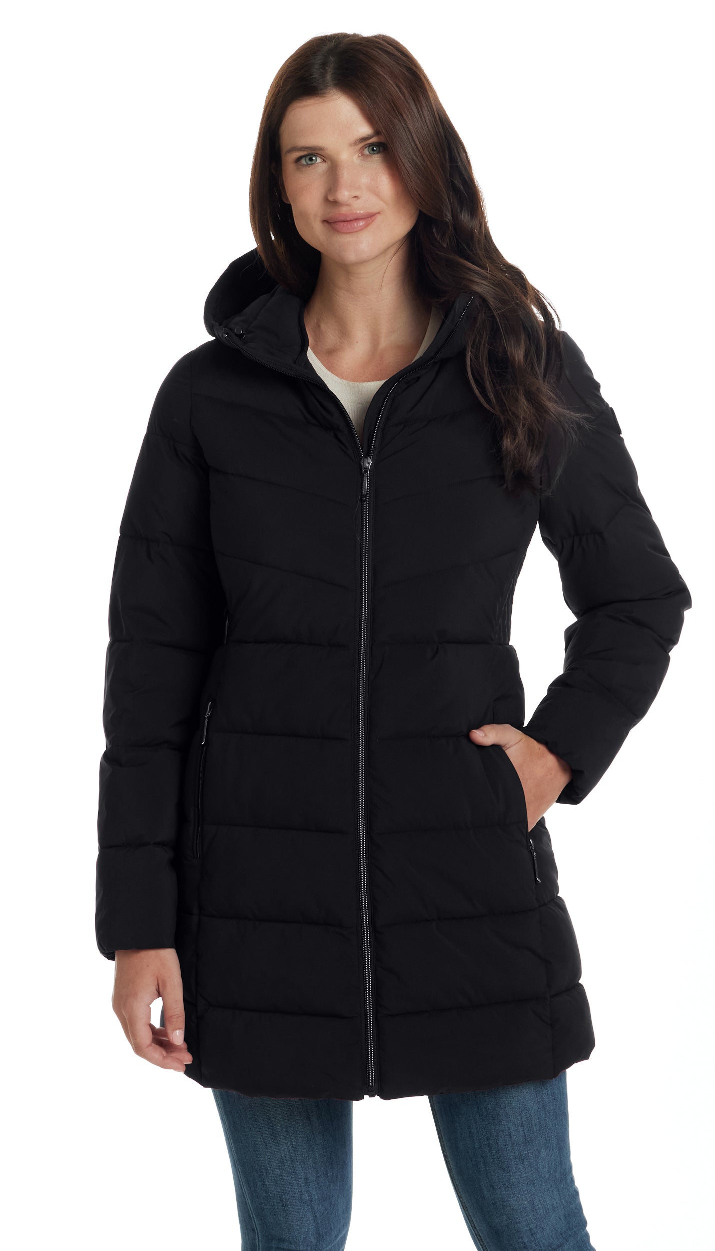 MODERN STRETCH PUFFER COAT