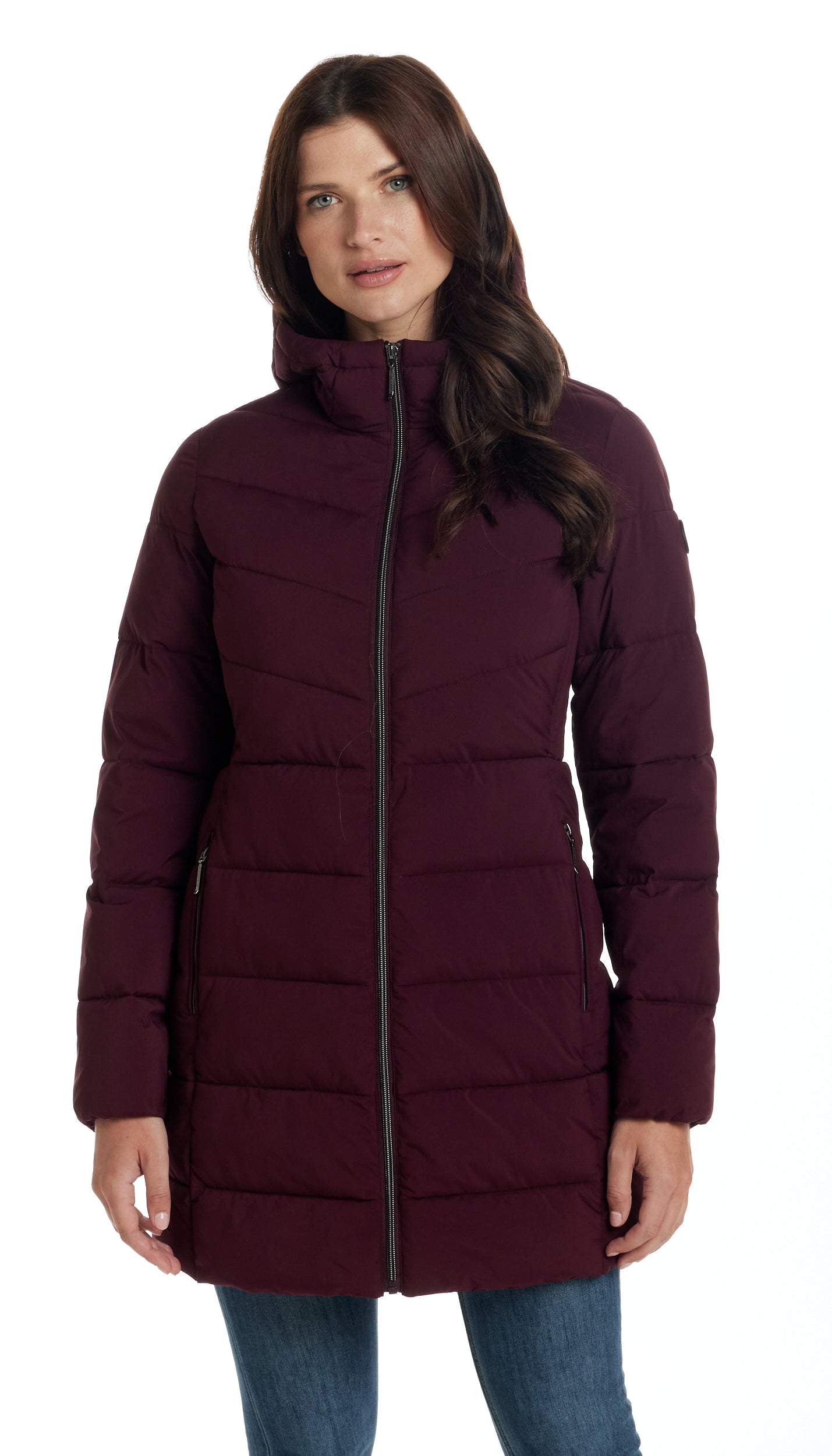 MODERN STRETCH PUFFER COAT