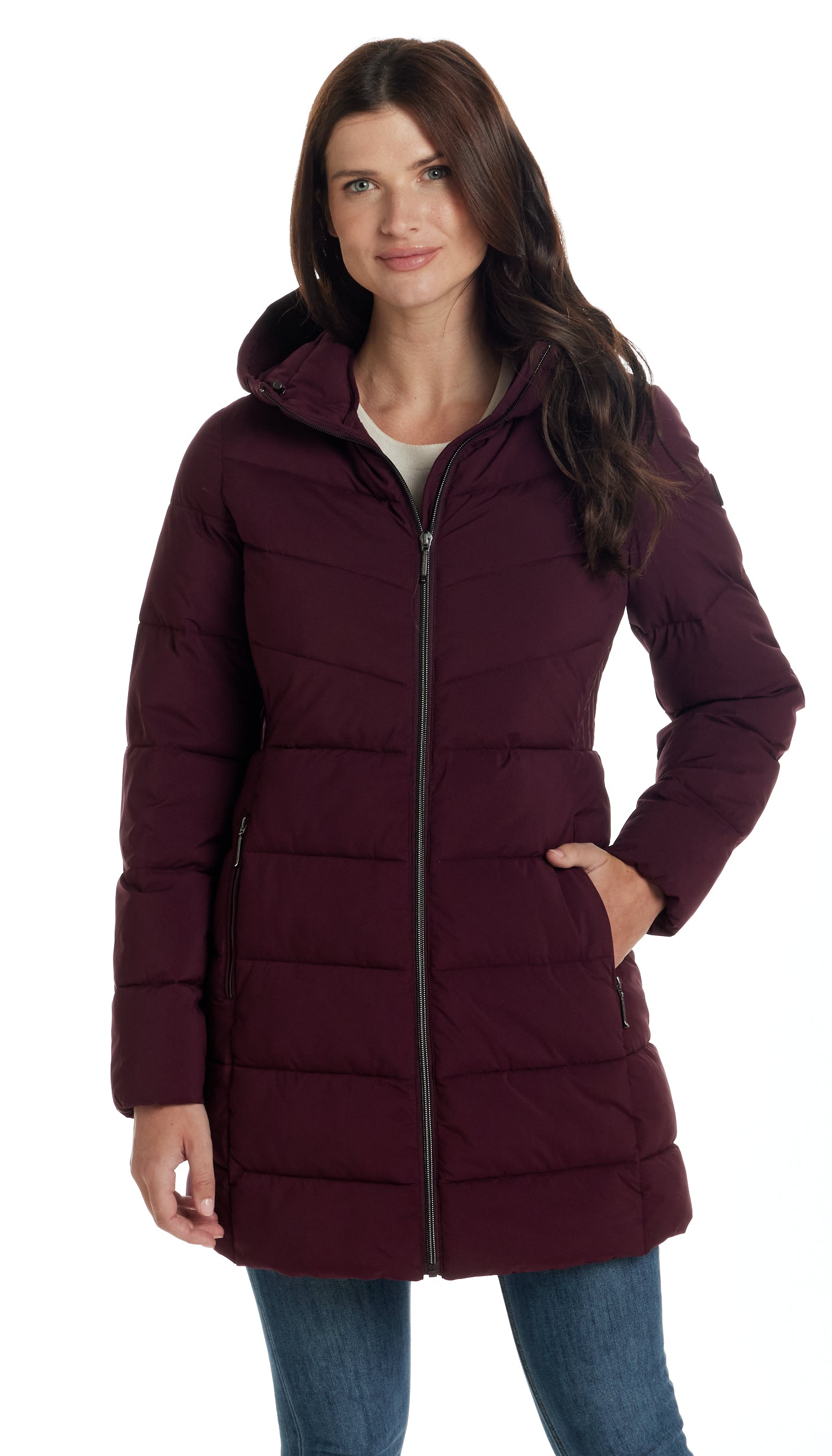 MODERN STRETCH PUFFER COAT