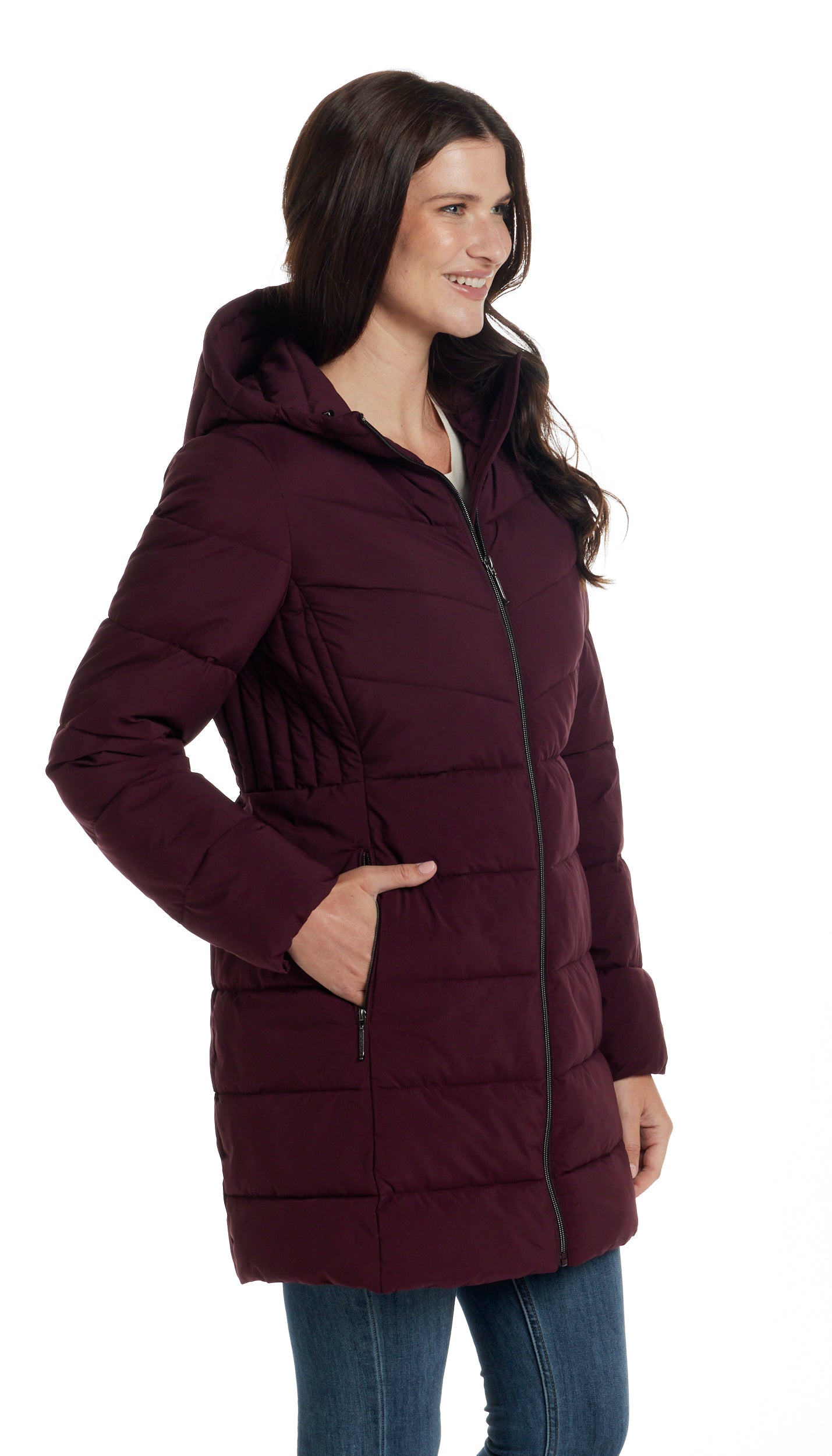 MODERN STRETCH PUFFER COAT