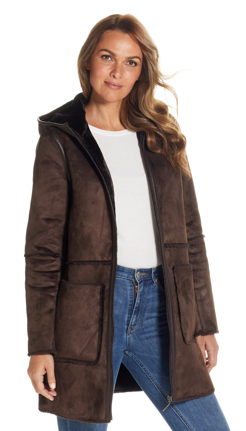 FAUX SHEARLING WALKER