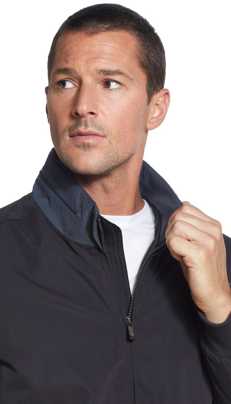 MICROFIBER FLEECE LINED BOMBER JACKET