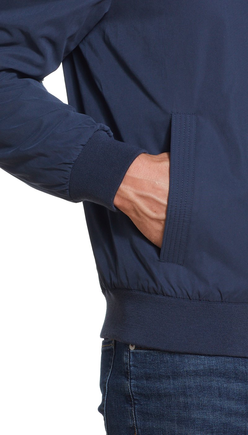 MICROFIBER FLEECE LINED BOMBER JACKET