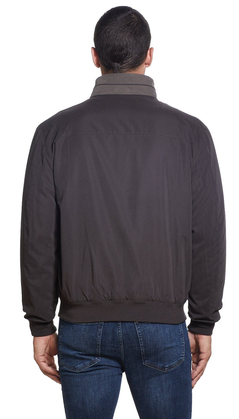 MICROFIBER FLEECE LINED BOMBER JACKET