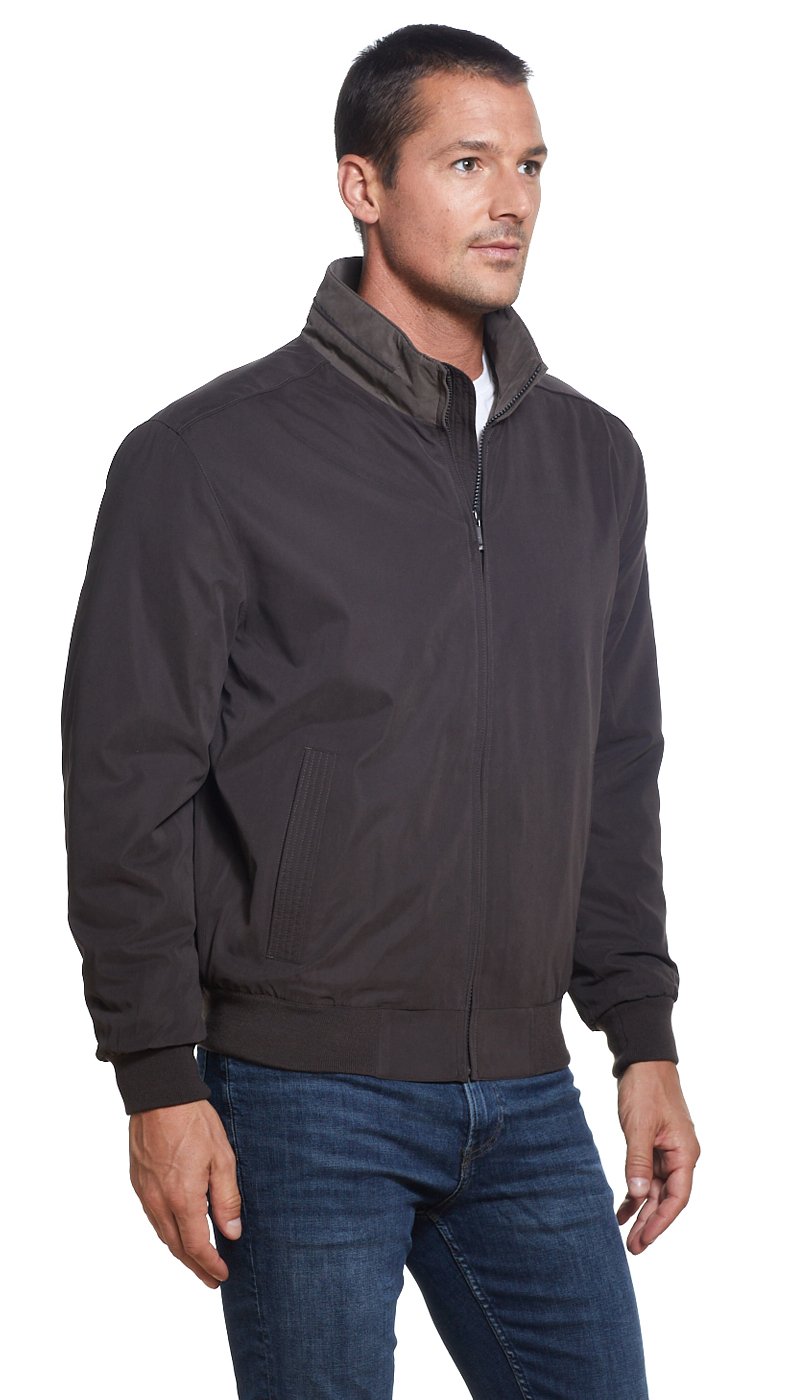 MICROFIBER FLEECE LINED BOMBER JACKET