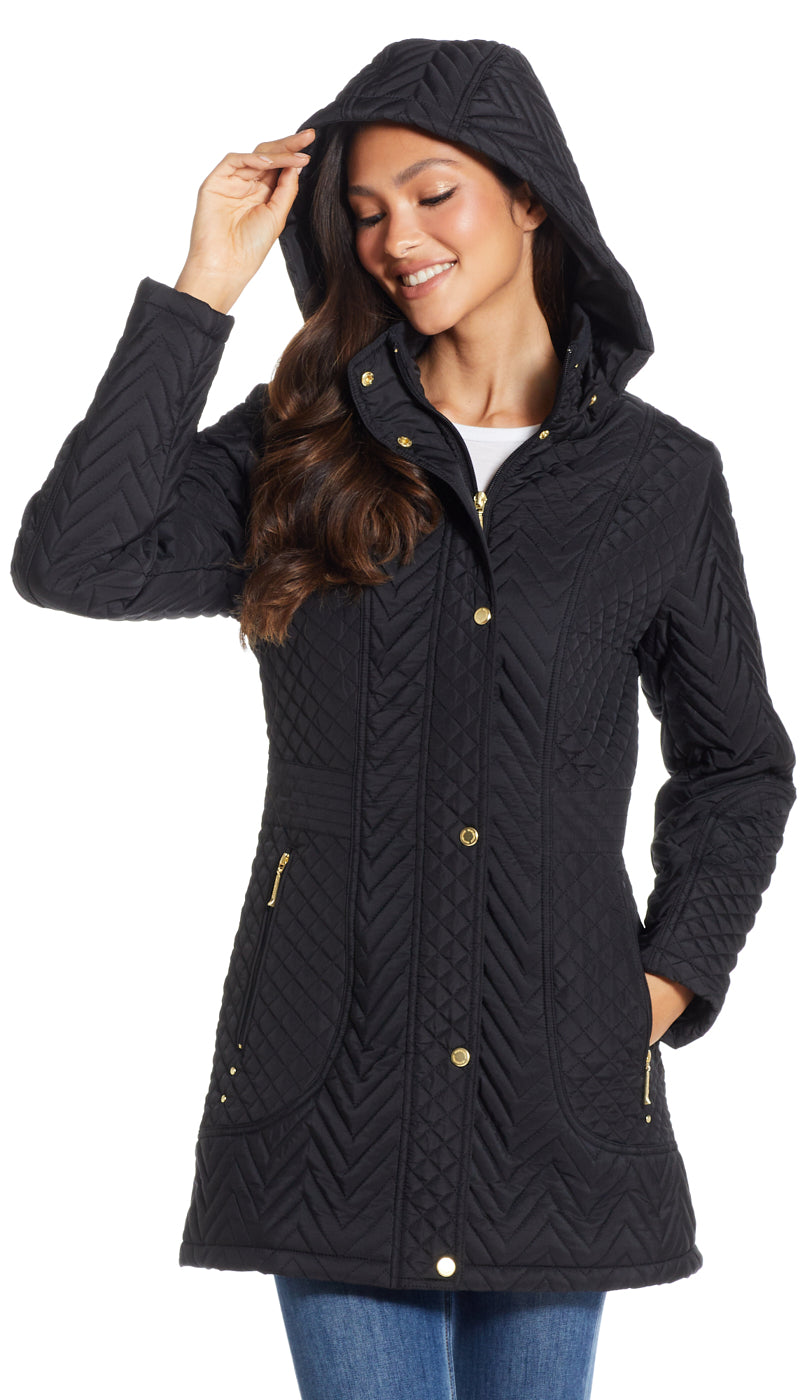 HOODED QUILTED WALKER