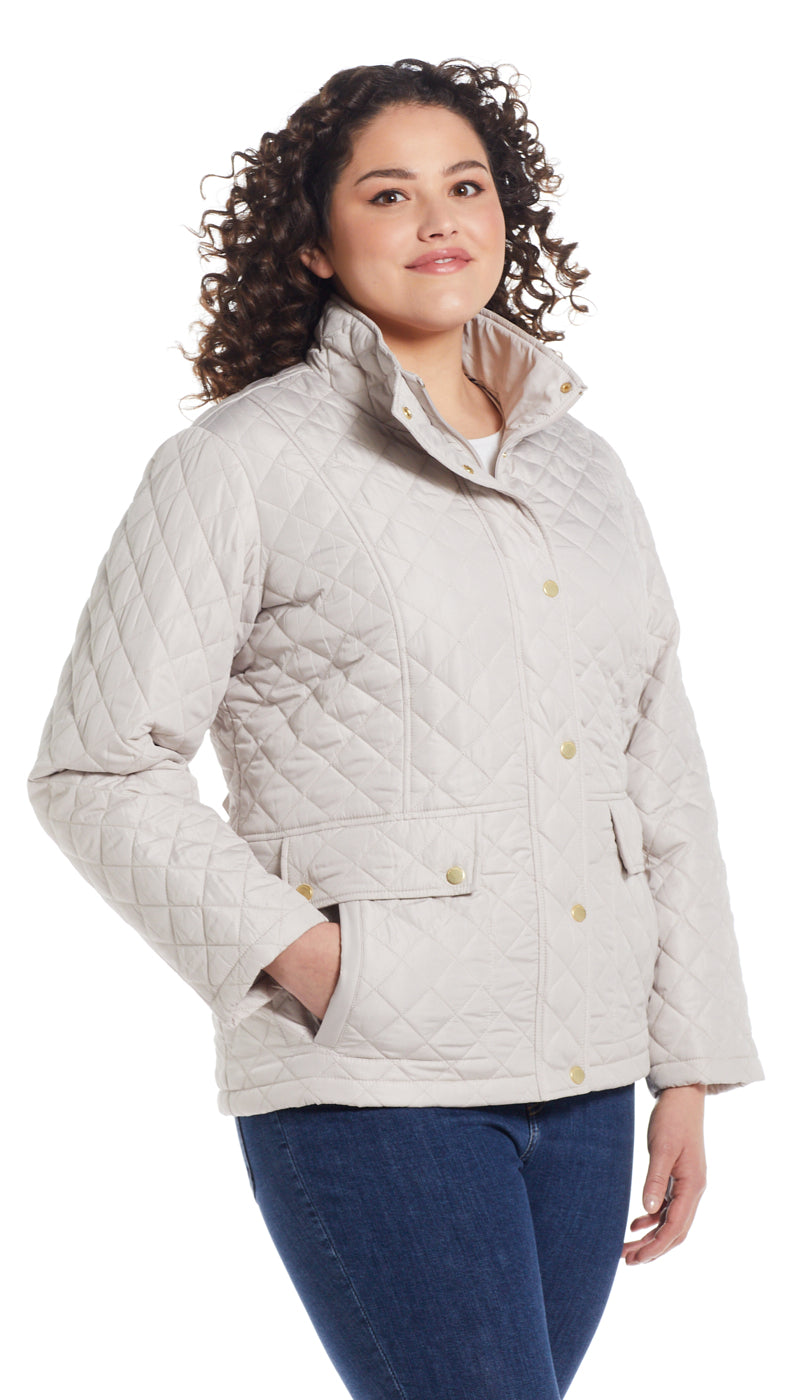 MODERN QUILTED BARN JACKET