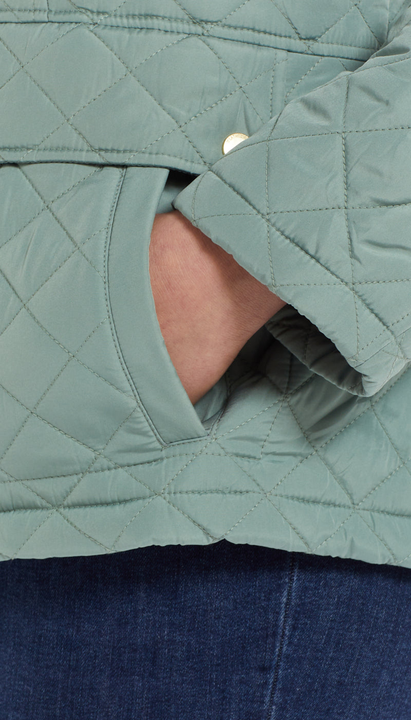 MODERN QUILTED BARN JACKET