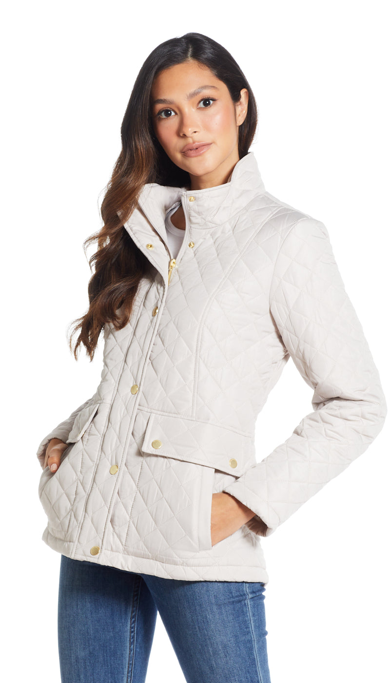 MODERN QUILTED BARN JACKET