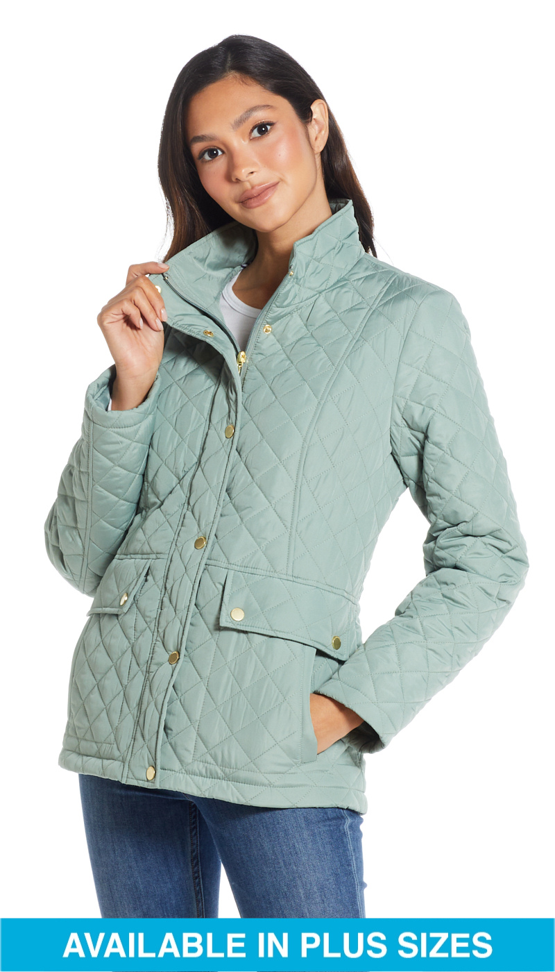 MODERN QUILTED BARN JACKET